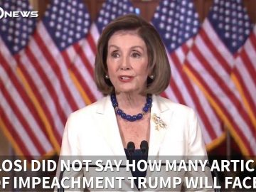 Breaking News: Pelosi asks Chairman to proceed with articles of impeachment