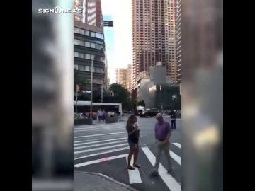 ICYMI: NYC Times Square,  subways, Broadway go dark