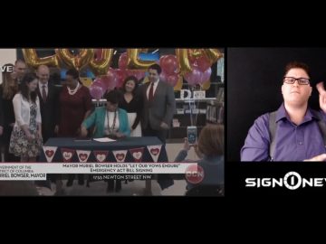 ICYMI: Washington, DC mayor signs Love Act