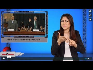 Sign1News 11.13.19 – News for the Deaf community powered by CNN in American Sign Language (ASL).