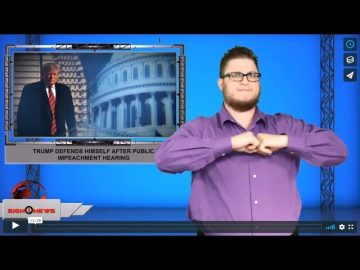Sign1News 11.23.19 – News for the Deaf community powered by CNN in American Sign Language (ASL).