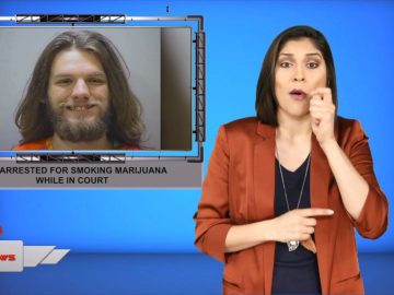 Man arrested for smoking marijuana while in court
