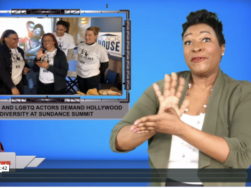 Sign1News anchor Candace Jones
