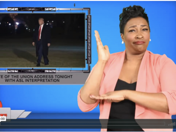 Sign1News anchor Candace Jones
