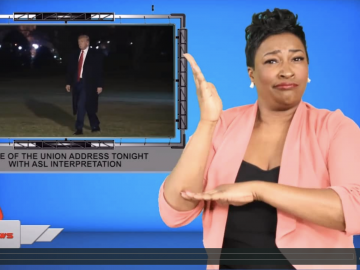 State of the Union address tonight with ASL interpretation