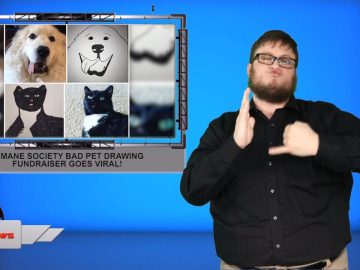 Humane Society bad pet drawing fundraiser goes viral!