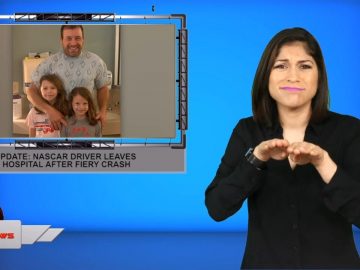 Update: NASCAR driver leaves hospital after fiery crash