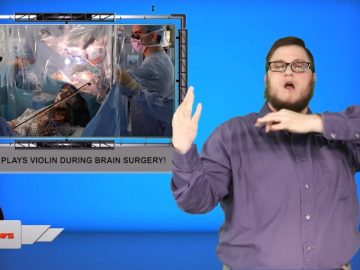 Woman plays violin during brain surgery!