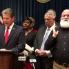 GA governor announces first coronavirus death (with ASL interpretation)