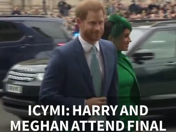 ICYMI: Harry and Meghan attend final event as Royals