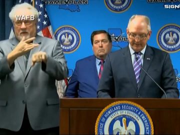 Louisiana update on coronavirus with ASL interpretation