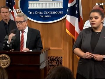 Ohio update on coronavirus (with ASL interpretation)