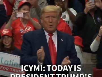 ICYMI: Today is President Trump’s birthday (6.14.20)