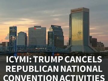 ICYMI: Trump cancels Republican National Convention activities in Jacksonville (7.24.20)