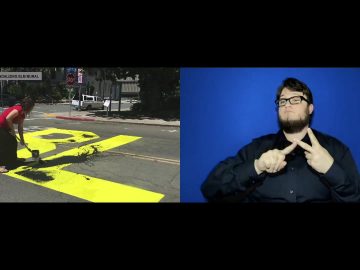 Woman, man charged for vandalizing BLM mural