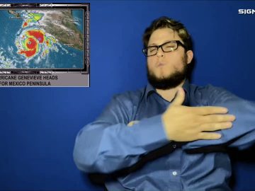 Hurricane Genevieve heads for Mexico peninsula