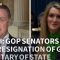 ICYMI: GOP Senators call for resignation of Georgia Secretary of State (11.10.20)
