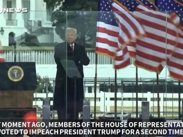 BREAKING NEWS President Trump 1st president in US history to be impeached twice (1.13.21)