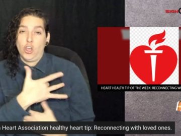 AHA Heart Health Tip of the Week: Reconnecting with loved ones (12.20.21)