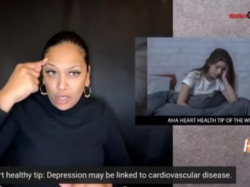 AHA Heart Health Tip of the Week  Depression may be linked to cardiovascular disease (5.26.22)