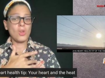 AHA Heart Health Tip of the Week: Your heart and the heat (6.22.22)