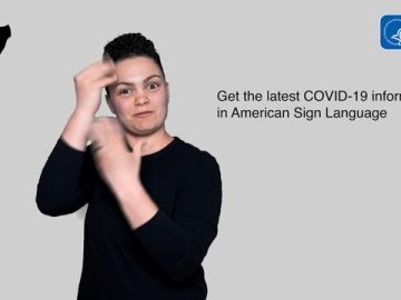 COVID-19 information in American Sign Language