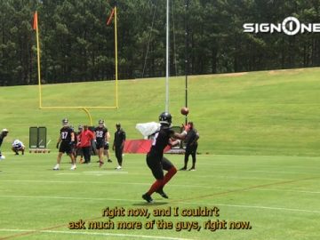 Excitement about Atlanta Falcons OTAs Week 3